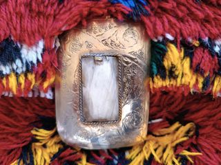 Bolso rojo hombro boho