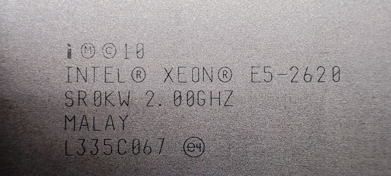 Procesador Intel Xeon E5-2620 socket 2011 afbeelding 3