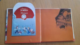 Libro +CD de música de Mozart para niños