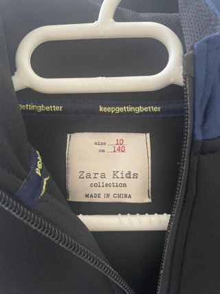 Sudadera con capucha niño Zara Kids talla 10