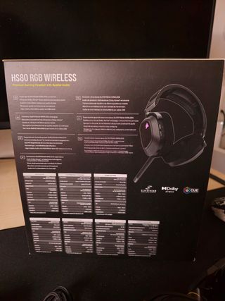 Corsair Hs80 RGB Wireless Gaming headphones