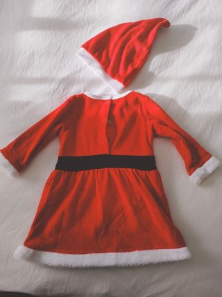 Traje/vestido papa/mama noel