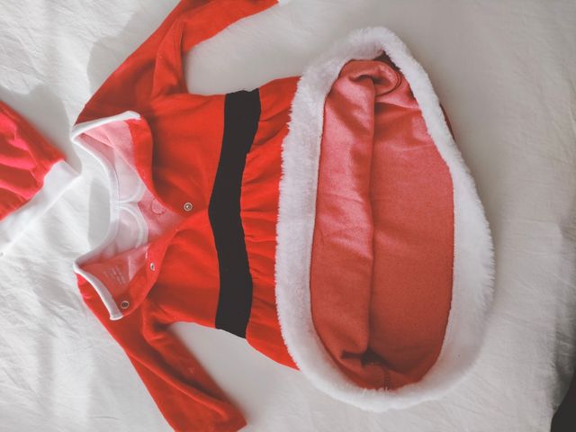 Traje/vestido papa/mama noel