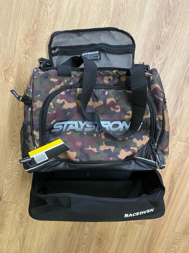 bolsa para casco integral y zapatillas