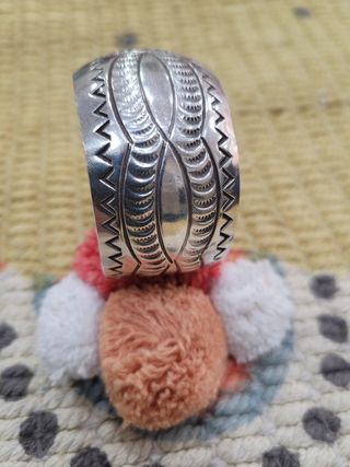 Reloj navajo de plata.