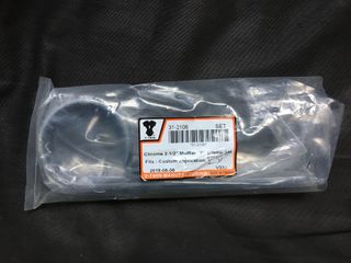 Abrazadera Cromada Tubo Escape ¡NUEVA!