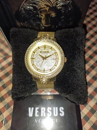 RELOJ VERSUS VERSACE DORADO MUJER, NUEVO