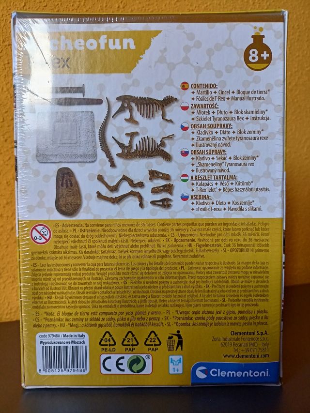 Kit esqueleto de dinosaurio