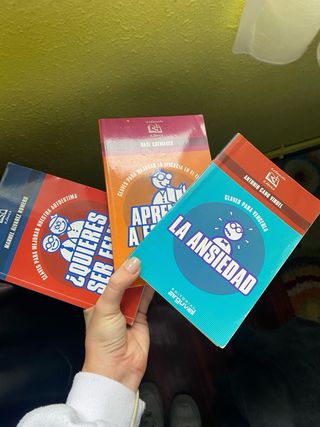 Pack de tres libros de autoayuda 
