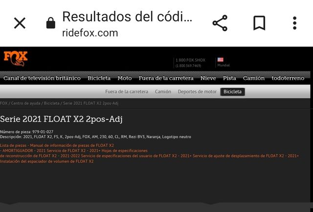 Fox Float x2 kashima