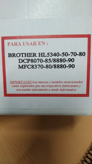 Tóner impresora láser BROTHER