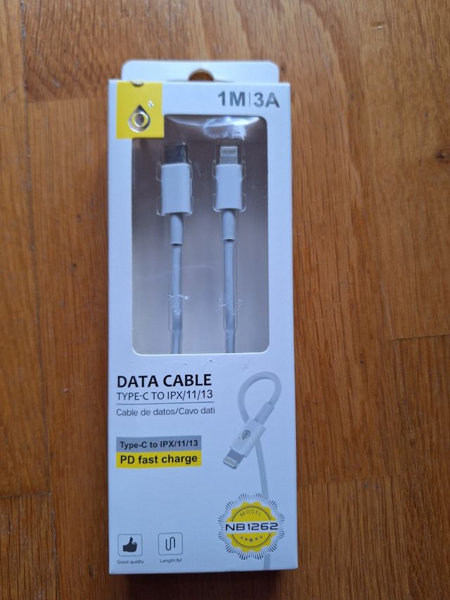 Cable datos c a ligthning