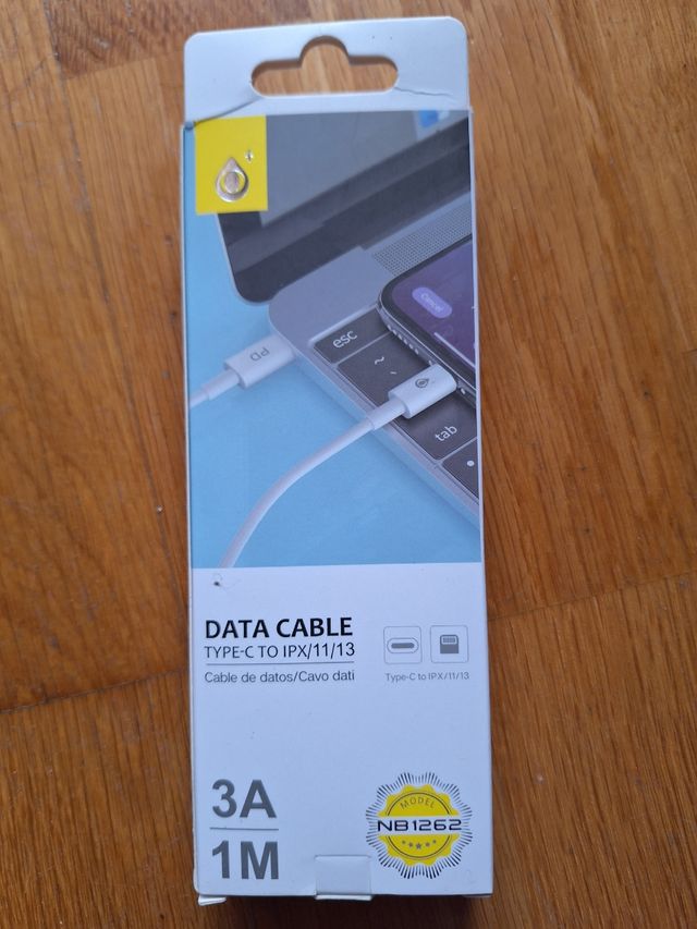 Cable datos c a ligthning