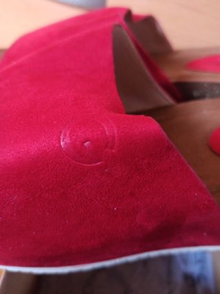 Sandalia roja del 40