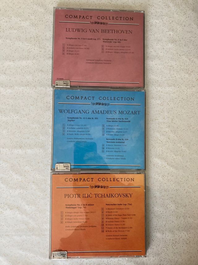 Beethoven - Mozart - Ciaikovski in CD