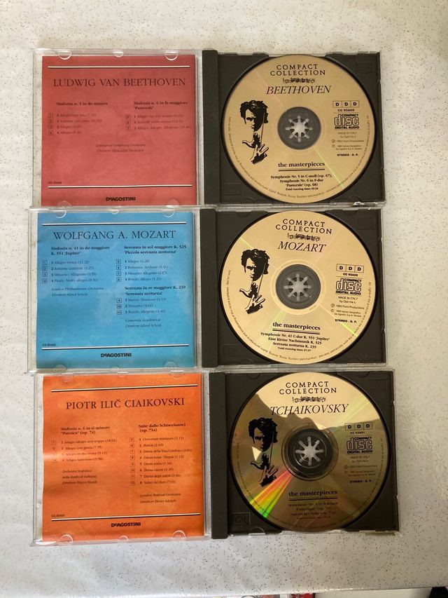 Beethoven - Mozart - Ciaikovski in CD