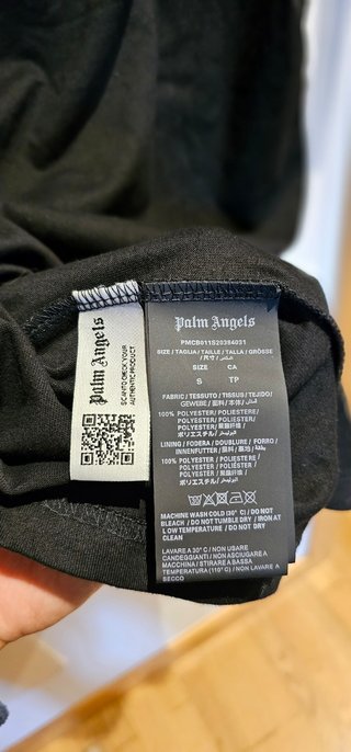 Camiseta negra palm angels
