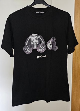 Camiseta negra palm angels