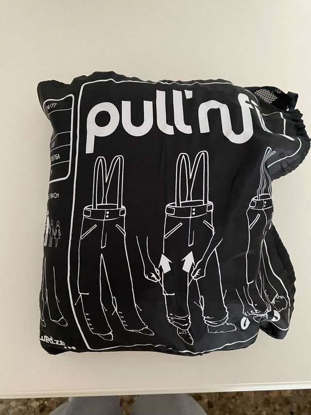 pantalon esqui negro para adoleste y joven n