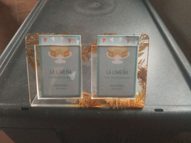 Marco doble foto metacrilato