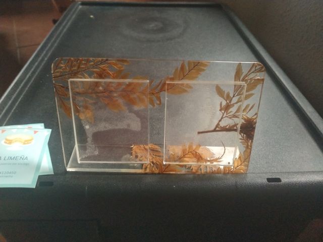 Marco doble foto metacrilato