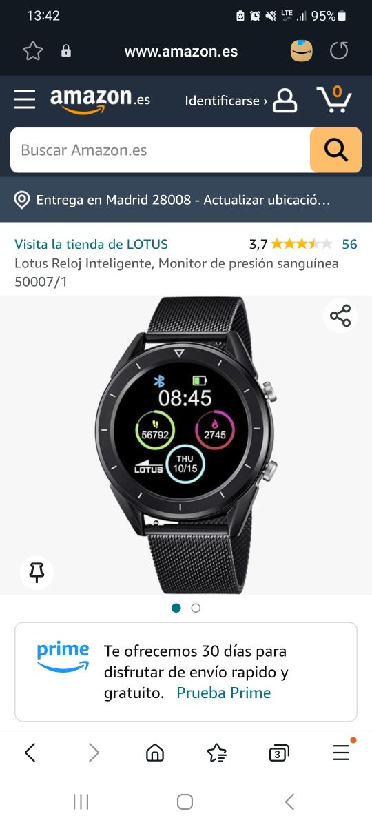 Reloj Lotus Smartime 