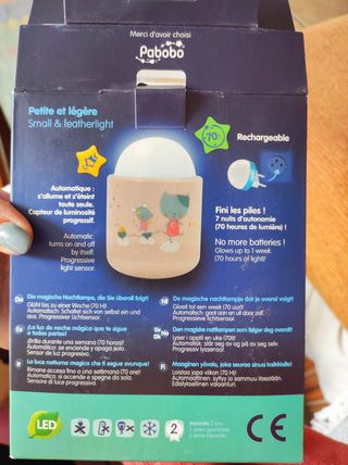Luz portátil bebe