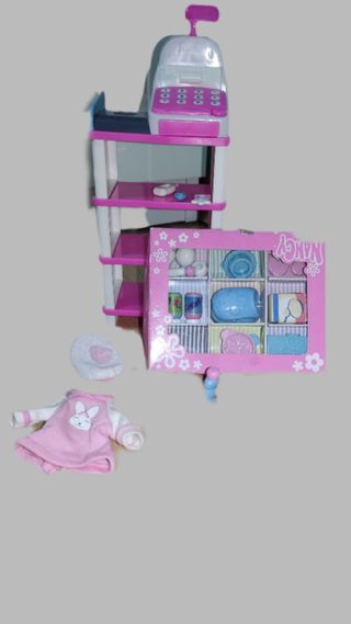 Muñeca Nancy de compras con su hermana 