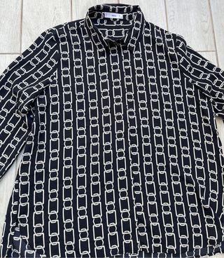 camisa chica mango talla l