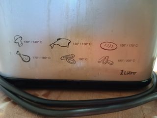 Pequeña freidora Jata