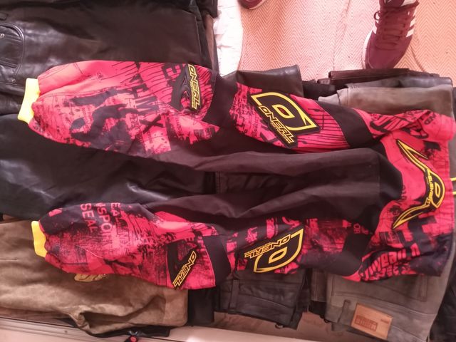 Chaqueta para moto talla S con protecciones 