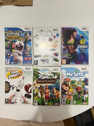 Pack juegos Wii
