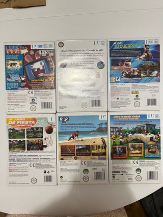 Pack juegos Wii
