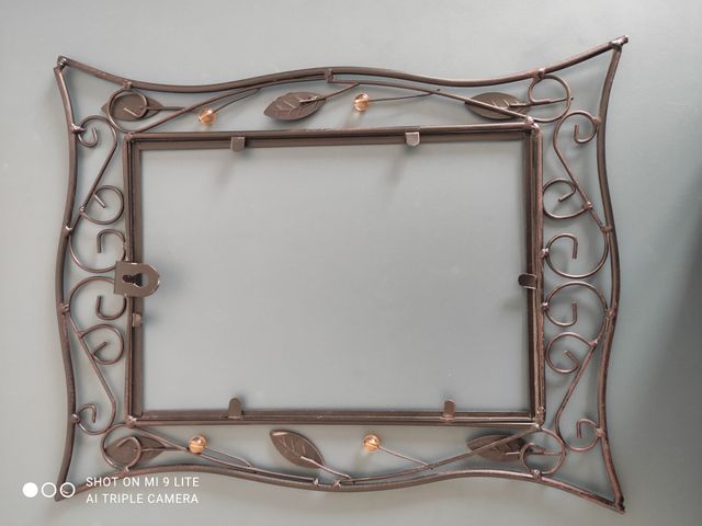 Cornice per quadretto in acciaio