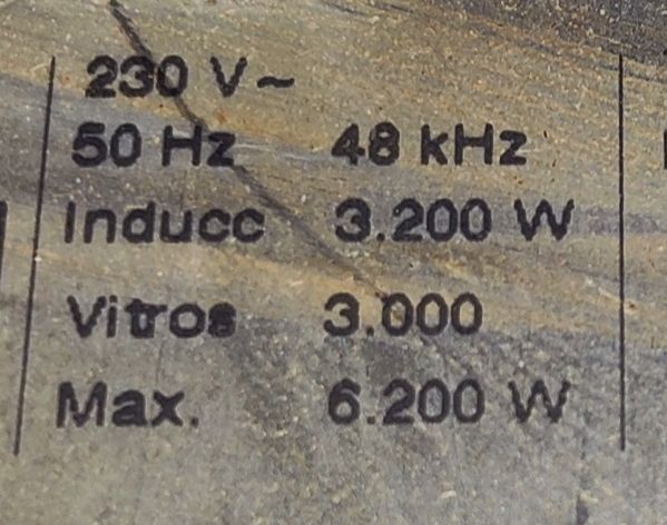 Vitrocerámica inducción balay