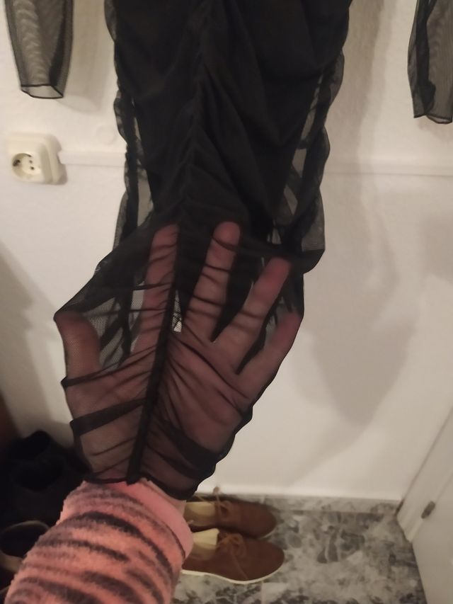 vestido negro elegante