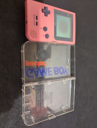 Game boy pocket con pantalla quemada