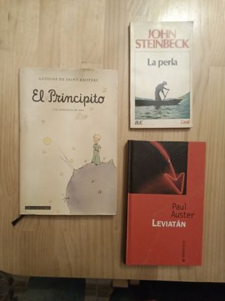 Libros Paul Auster, John Steinbeck...