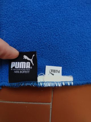 Puma sciarpa in pile Italia calcio blu