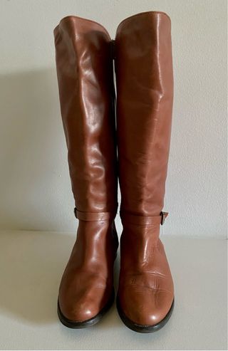Botas altas Wonders de piel marrón claro 37