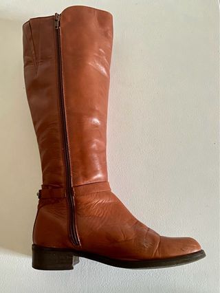 Botas altas Wonders de piel marrón claro 37