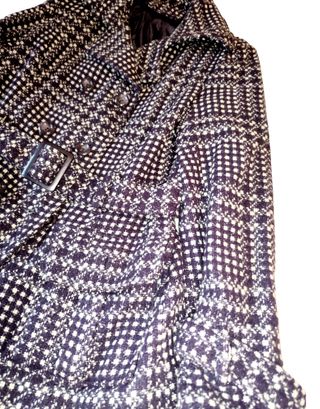 💜 Preciosa chaqueta abrigo morada y blanca