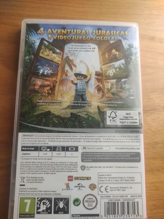Juego Switch Lego Jurassic World