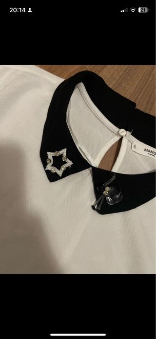 Blusa Mango ideal para estas fiestas