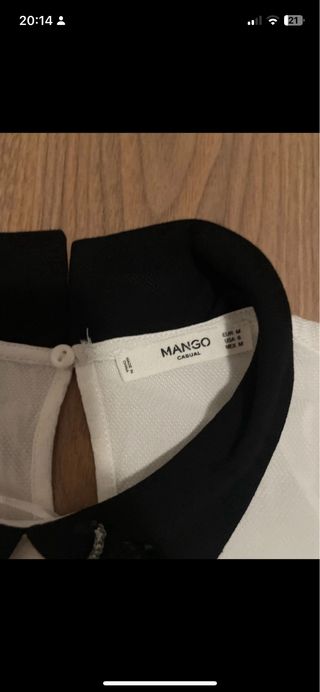 Blusa Mango ideal para estas fiestas