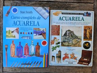 Libros dibujo, acuarela y pintura al óleo