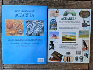 Libros dibujo, acuarela y pintura al óleo