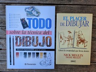Libros dibujo, acuarela y pintura al óleo