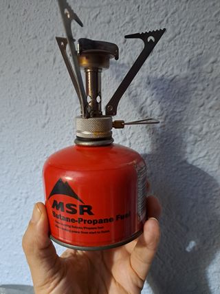 Mini fogón de acampada