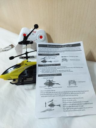 Helicoptero radiocontrol a estrenar